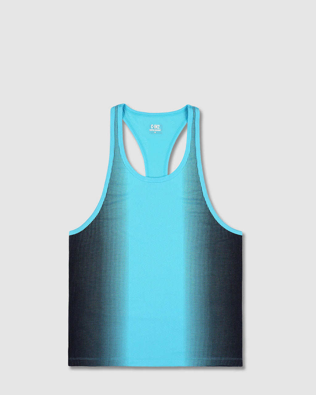 Super Bright Racerback Tank Neon Blue