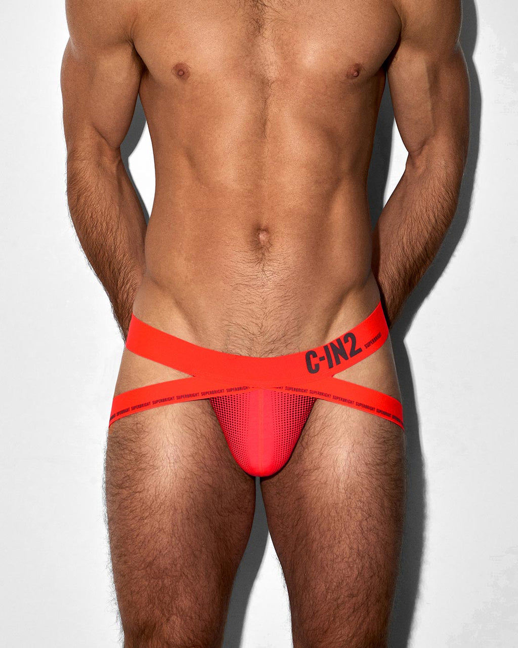 Super Bright Jock Neon Red