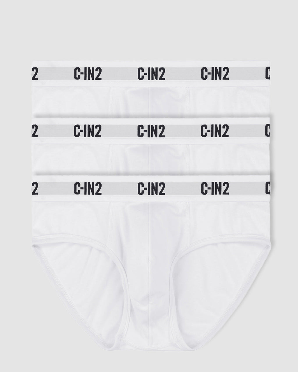 Multipack Premium Stretch 3-Pack Mid Rise Brief White