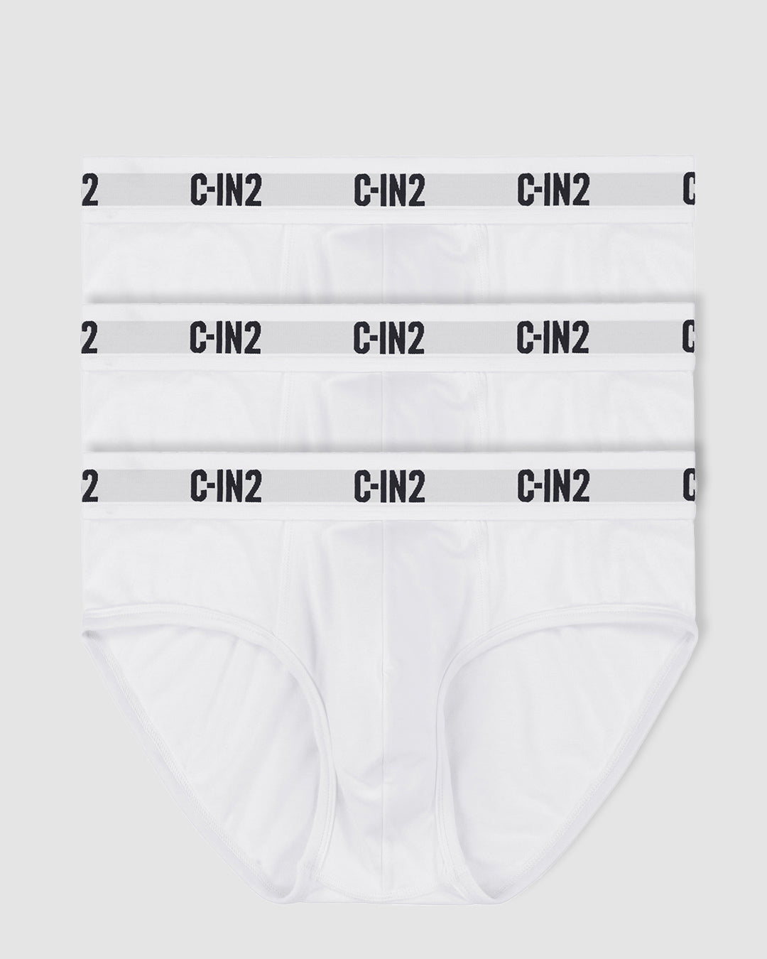 Multipack Premium Stretch 3-Pack Mid Rise Brief White