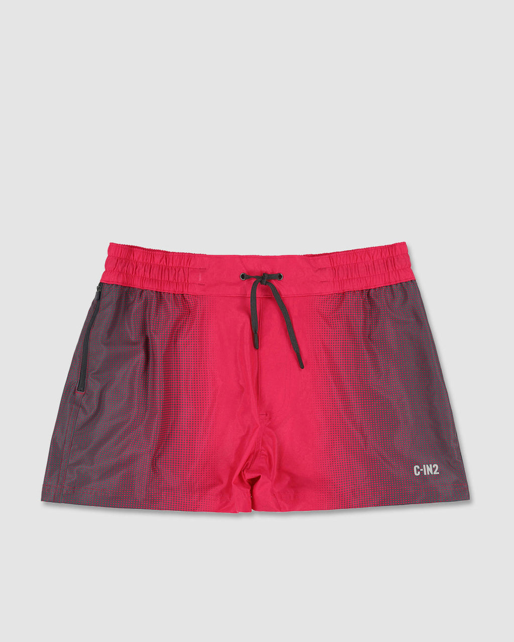 Swim Shorts Super Bright Halftone Neon Red