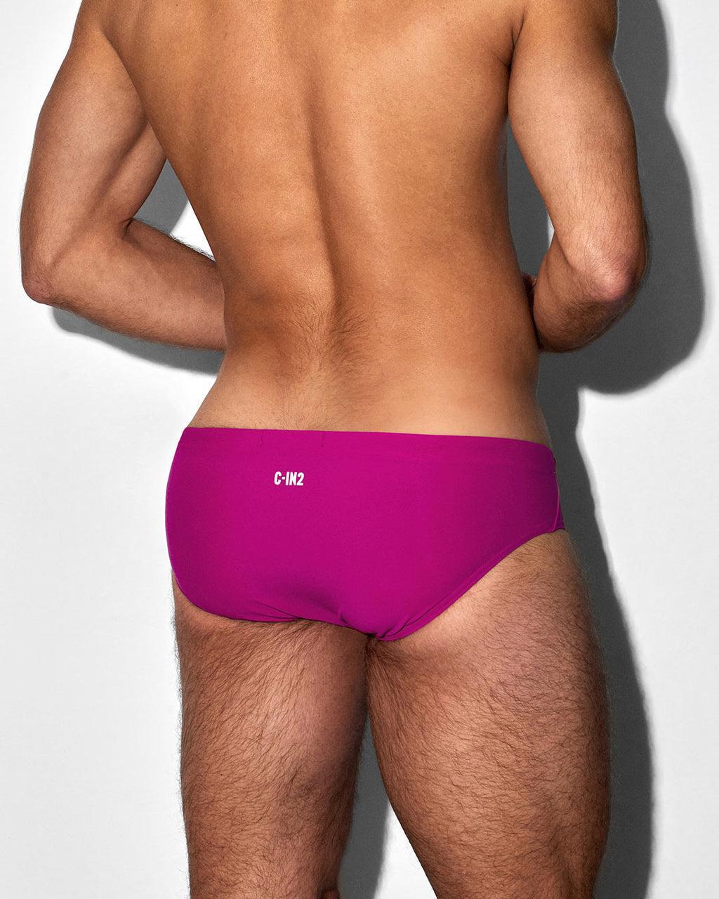 Swim Brief Solid Raspberry Pink