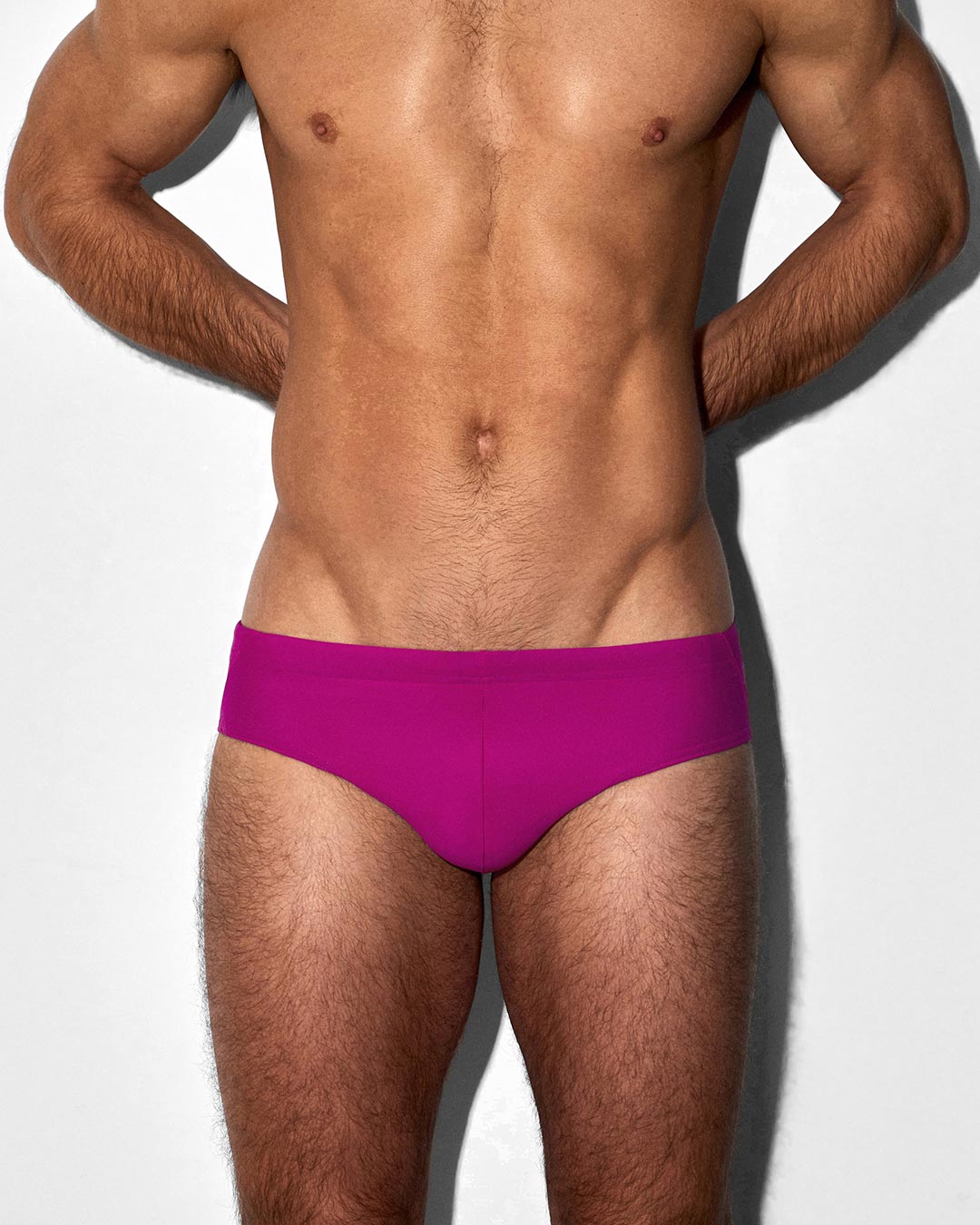 Swim Brief Solid Raspberry Pink