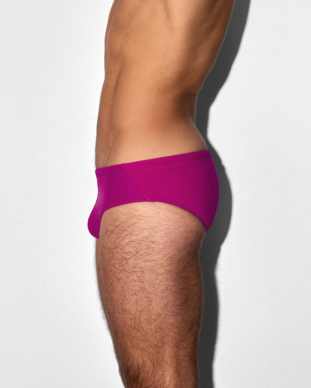 Swim Brief Solid Raspberry Pink
