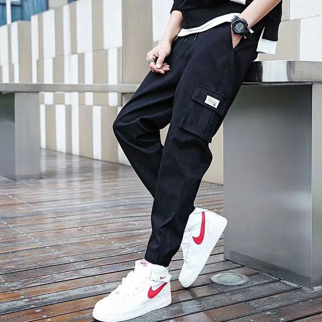 Classic Streetwear Harem Jogging Pants for Men