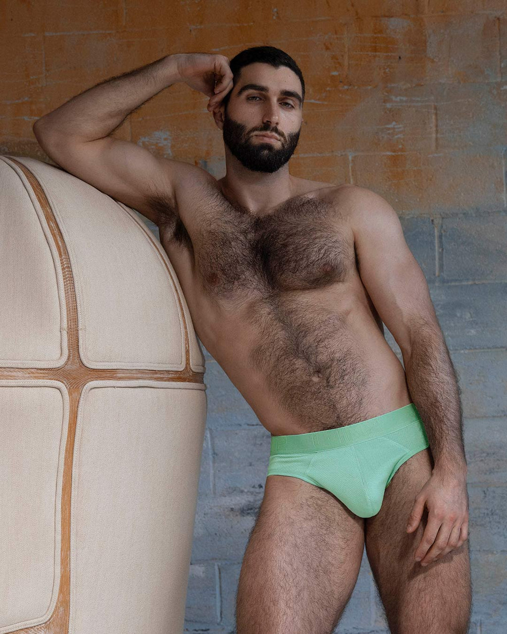 Flex Low Rise Brief Sage Green