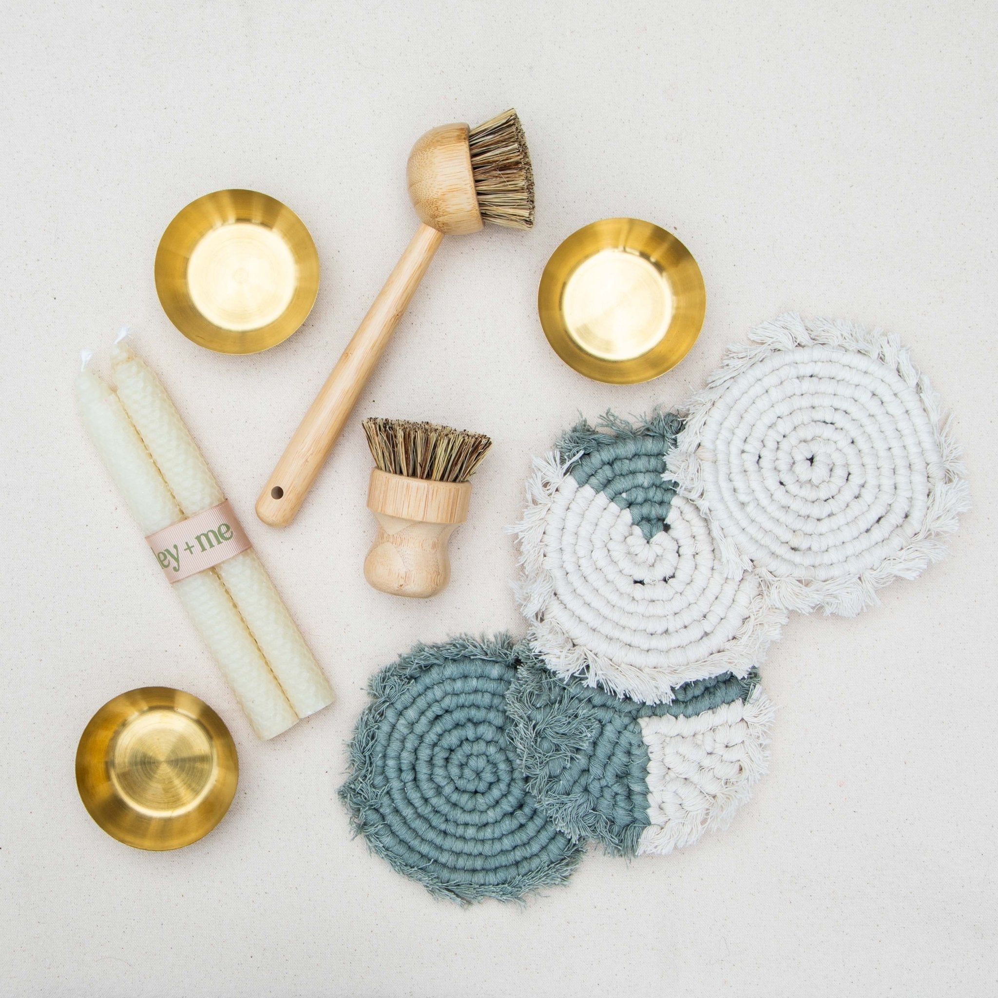 Tilley + Me Mini Brass Serving Bowls – Elegant & Handcrafted Tableware Set