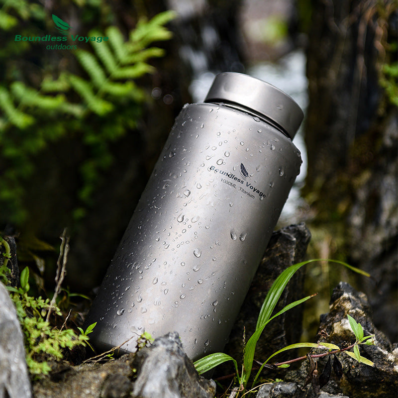 Titanium Outdoor Water Bottle